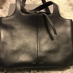 Celine tie sides large tote bag
